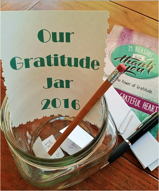 Gratitude jar and 21 reasons kit